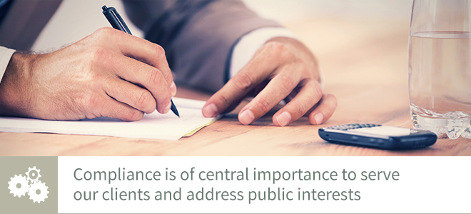 Compliance banner image