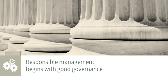 Corporate governance banner image