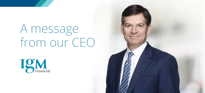 CEO Message banner image